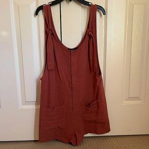 Forever 21 Button Down Romper